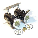 Doppio corpo farfallato DCOE/DHLA da 48 mm + rail carburante Weber/Dellorto/Solex