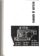 Manuale di servizio carburatore Weber 32 DFD 32 DFE 32 DFM 32 DIF 32 DGV 32-36 DFV 36 DGV