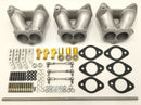 Kit collettori di aspirazione per applicare sulla vettura Austin Healy n. 3 carburatori Weber DCOE